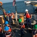 Coast Guard Cutter Active crewmembers conduct routine operations during an Eastern Pacific counter-narcotics patrol