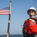 Coast Guard Cutter Active crewmembers conduct routine operations during an Eastern Pacific counter-narcotics patrol