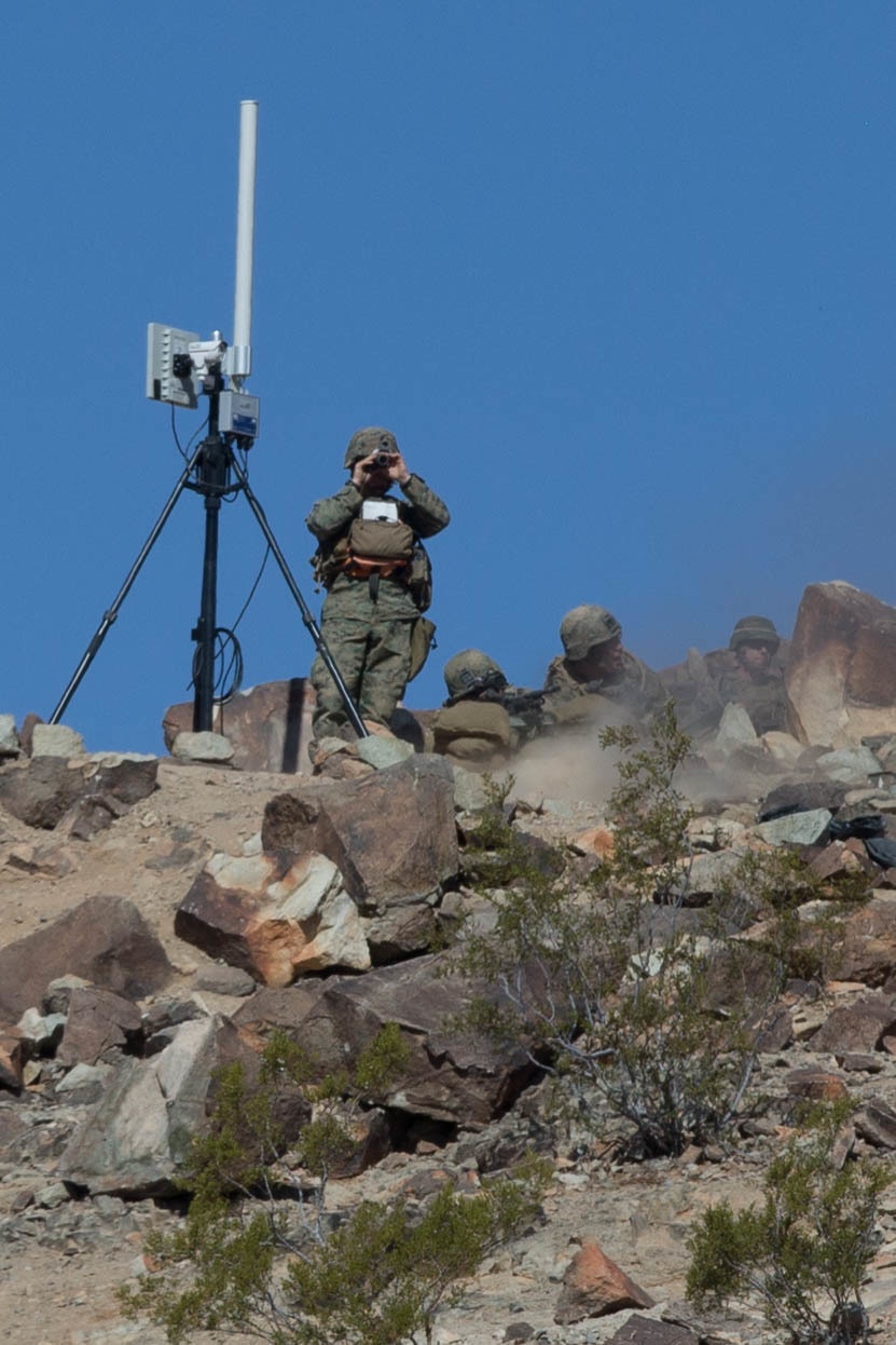 MAGTF-23 Marines train on Range 410A during ITX 4-18