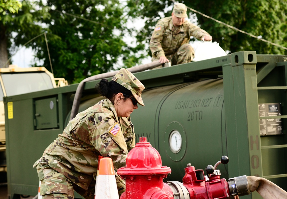 Oregon National Guard assists with water distribution