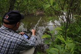 Chasing turtles: Fort Drum wildlife biologist investigating wood turtle populations on post