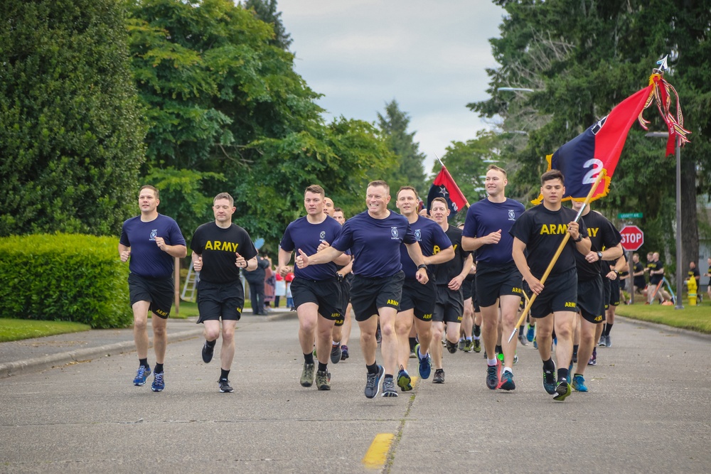 America's First Corps Army Birthday Run