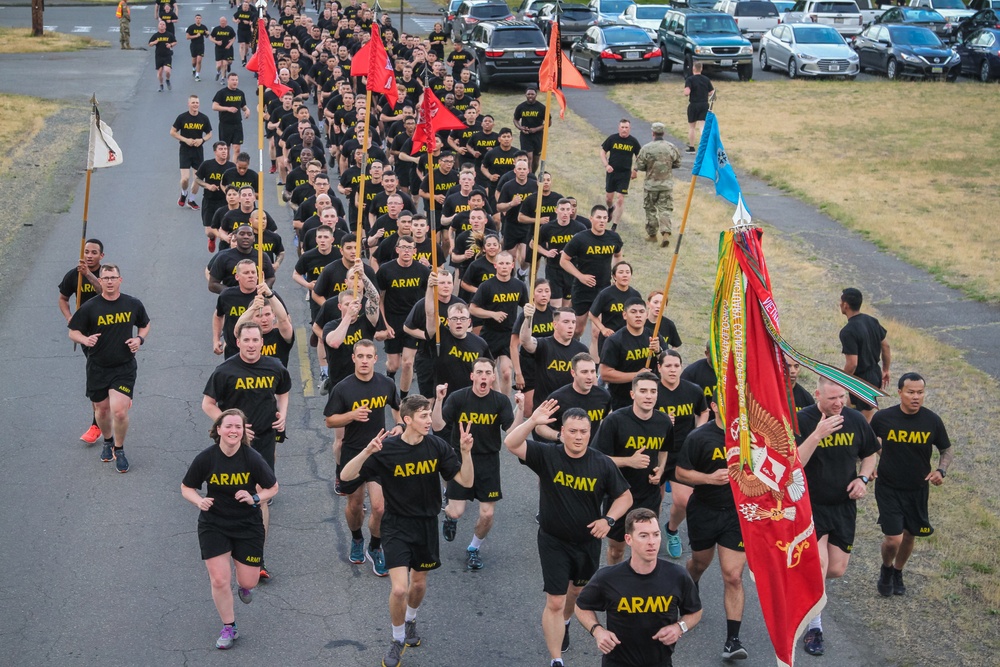 America's First Corps Army Birthday Run