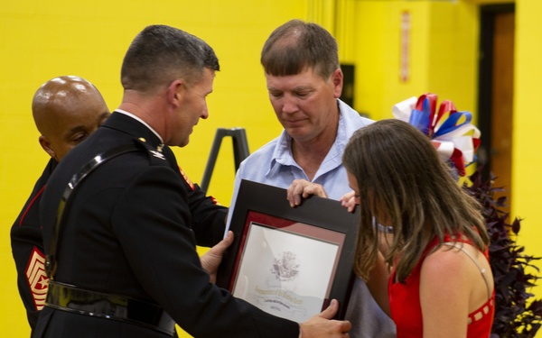Hunter Northcutt’s Fighting Spirit Against Cancer; Earns Title Honorary Marine