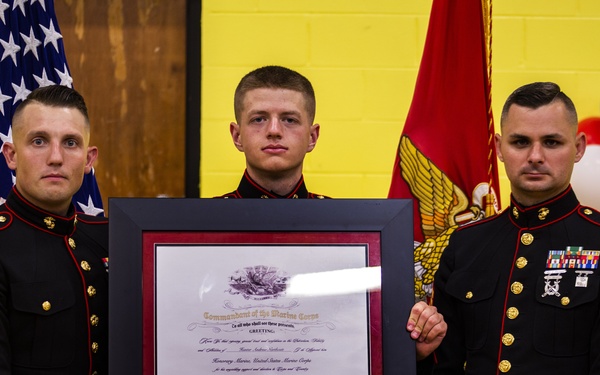 Hunter Northcutt’s Fighting Spirit Against Cancer; Earns Title Honorary Marine
