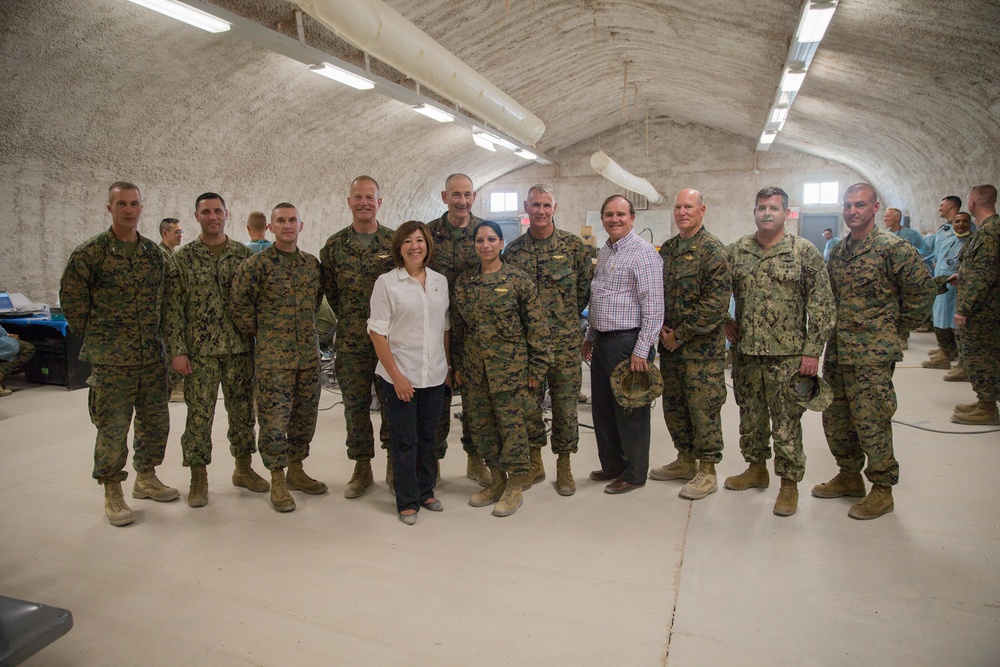 Distinguished Visitors tour MCAGCC Twentynine Palms during ITX 4-18