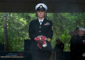 Trident Training Facility Holds Flag Retirement Ceremony