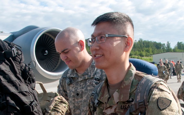 Alaska Guardsmen depart for Mongolia