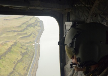 Oregon Army National Guard Chinook helicopter unit prepares for homeland missions