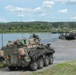 Strykers poised and ready to move across Neman River