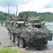 Stryker unloads on far side of Neman River