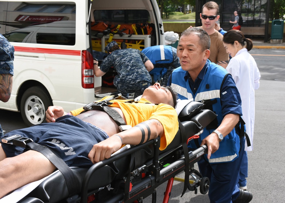 USNH Yokosuka, USNS Mercy Mass Casualty Drill