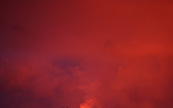 Lava flow on Hawaii Island