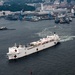 USNS Mercy Departs Yokosuka