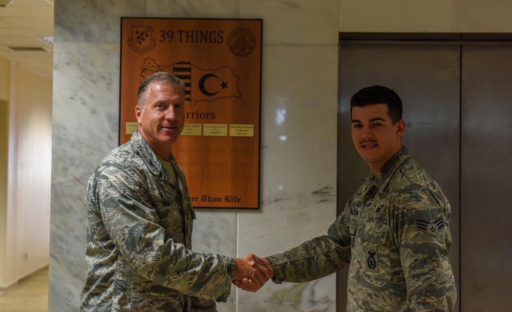 Airman awarded Titan University Warrior