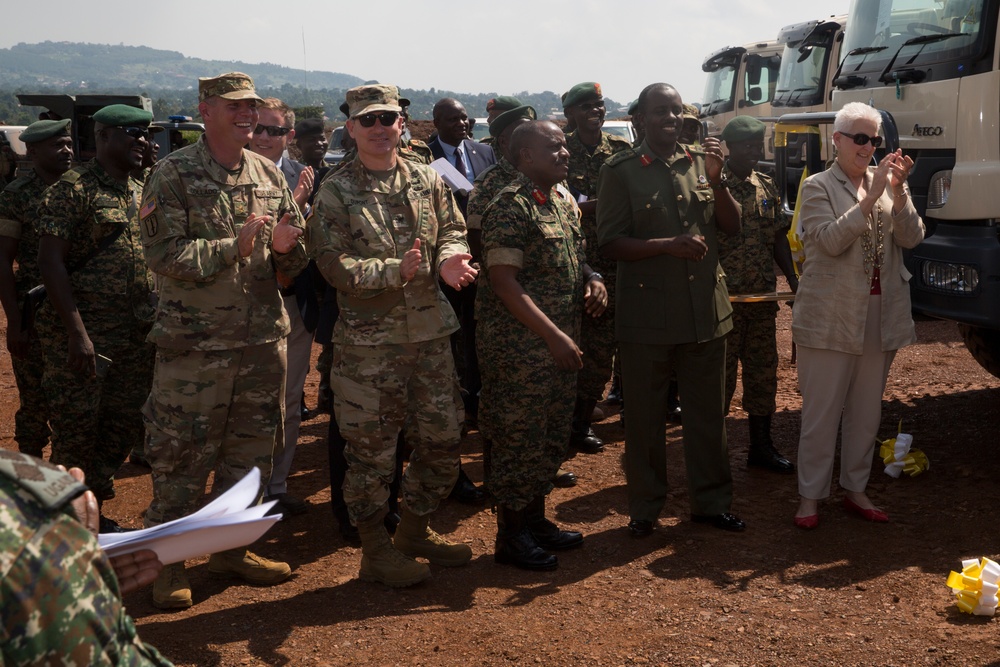 TSC Uganda Holds Graduation for UPDF, Turns Over Vehicles and Equipment