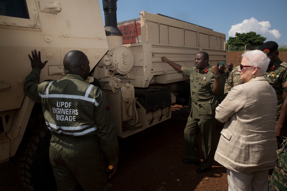 TSC Uganda Holds Graduation for UPDF, Turns Over Vehicles and Equipment