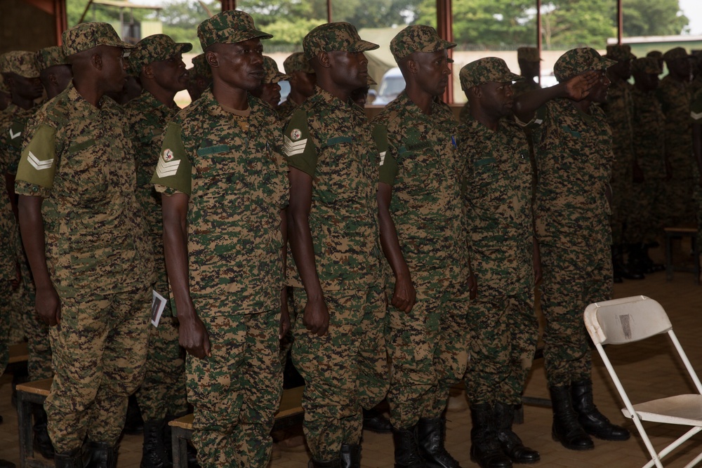 TSC Uganda Holds Graduation for UPDF, Turns Over Vehicles and Equipment