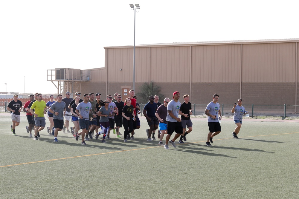 Soldiers show pride, strength and unity during