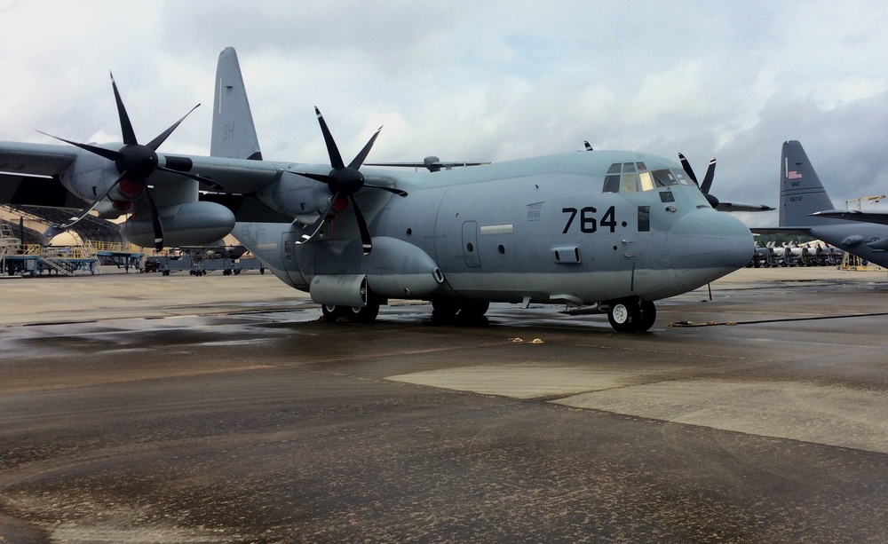 The Navy has landed