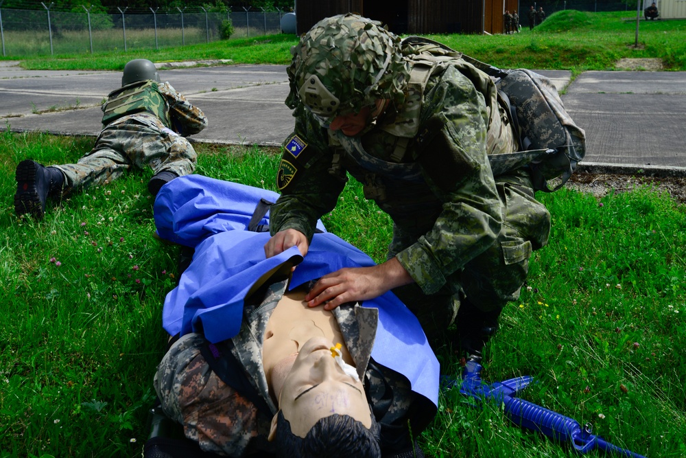 Combat Lifesaver Course conducts practical exercise