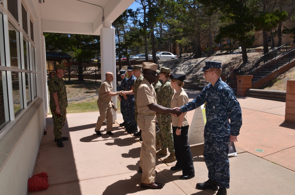 Fleet and Force Master Chiefs Visit IWTC Monterey