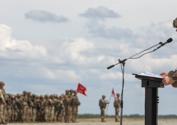 Saber Strike 18 closing ceremony