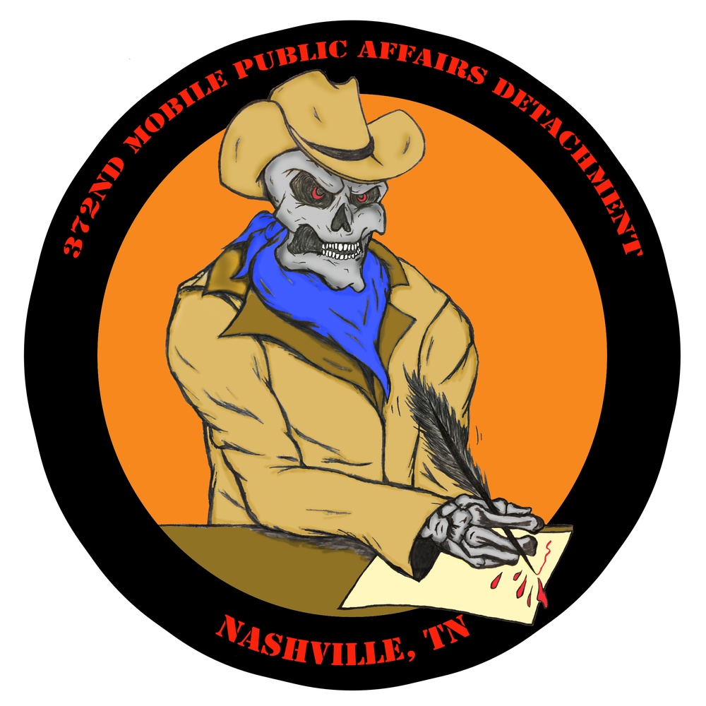 372nd MPAD Ghostwriters Logo