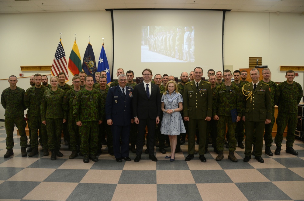 Commemoration of 25 years of partnership and friendship, Pa. National Guard and Lithuanian Armed Forces