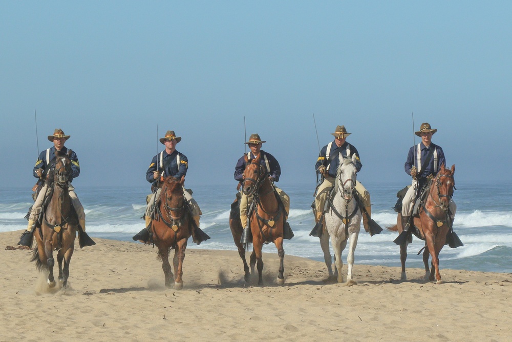 Horse Det. visits the Presidio of Monterey, Calif.