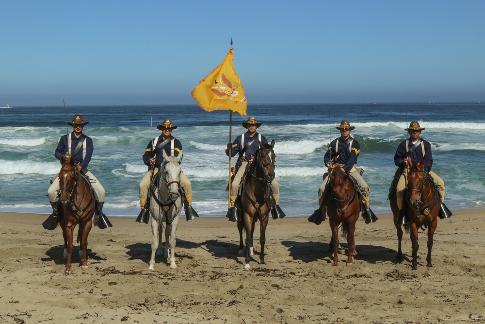 Horse Det. visits the Presidio of Monterey, Calif.