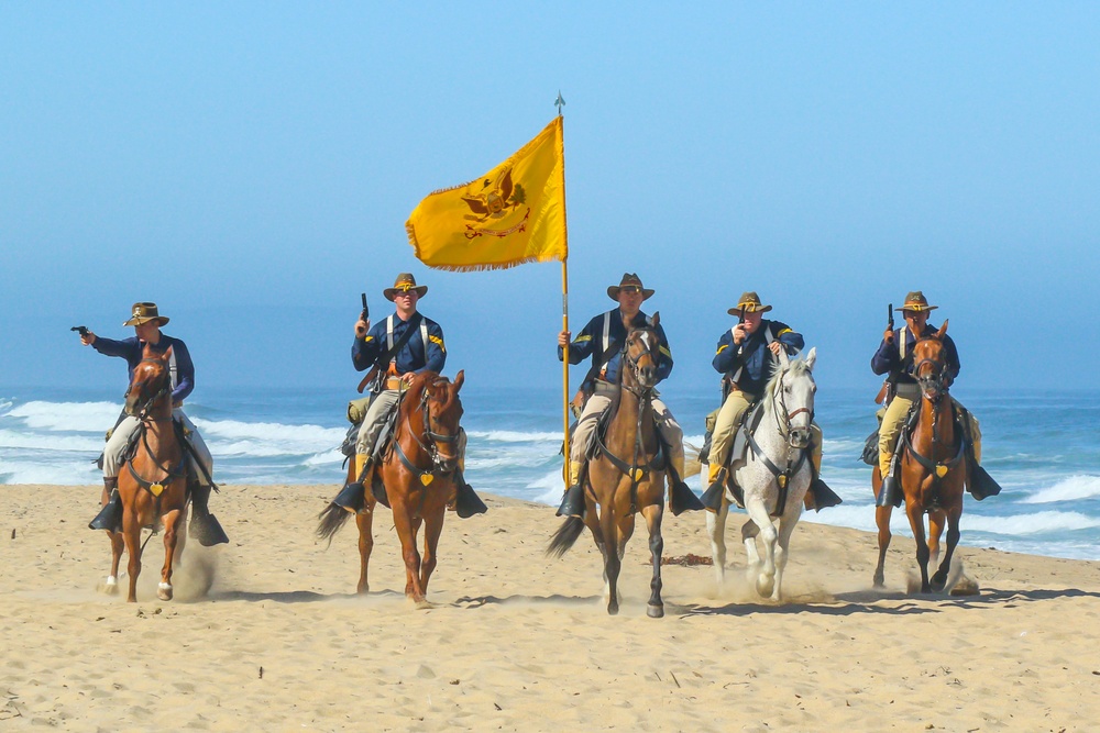 Horse Det. visits the Presidio of Monterey, Calif.