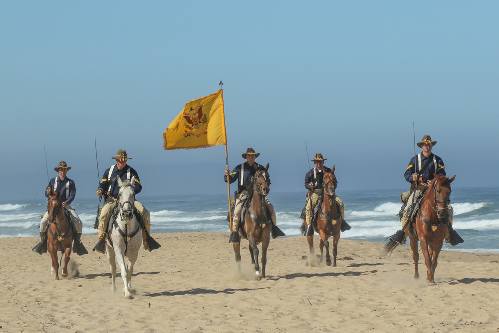 Horse Det. visits the Presidio of Monterey, Calif.
