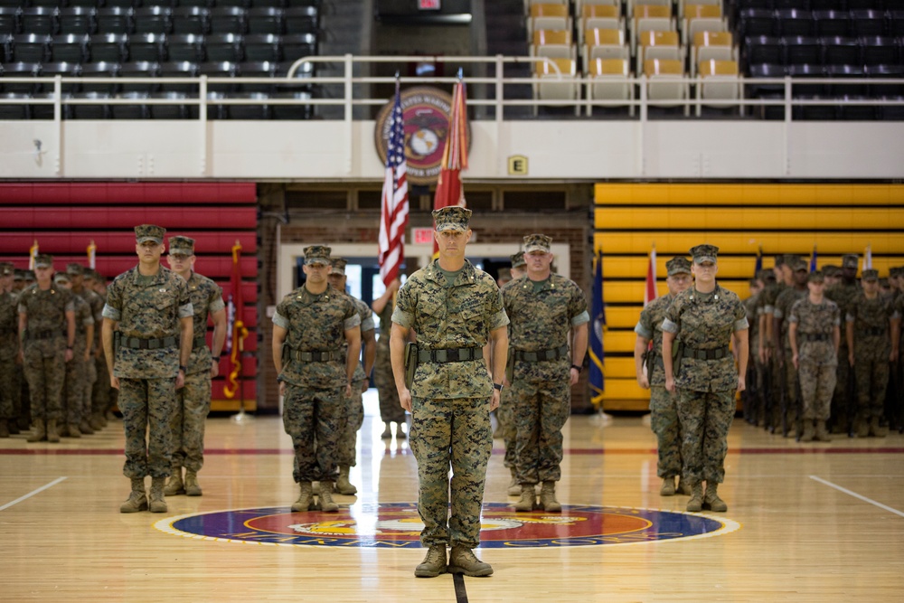 2nd Tank Bn. Change of Command