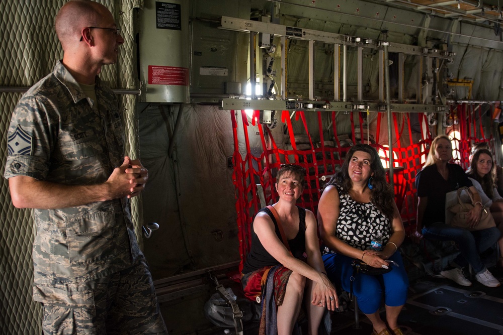 United Way base tour