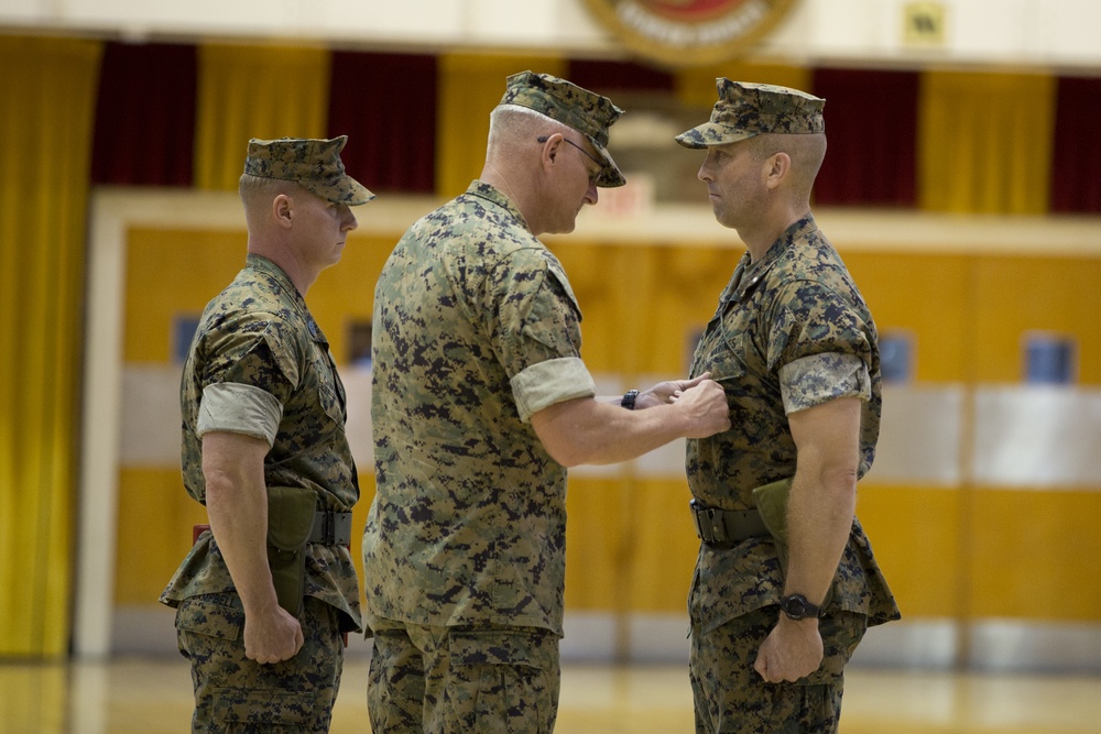 2nd Tank Bn. Change of Command