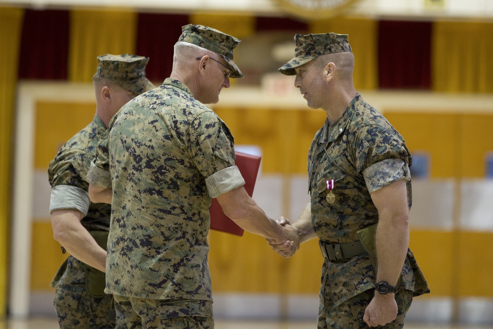 2nd Tank Bn. Change of Command