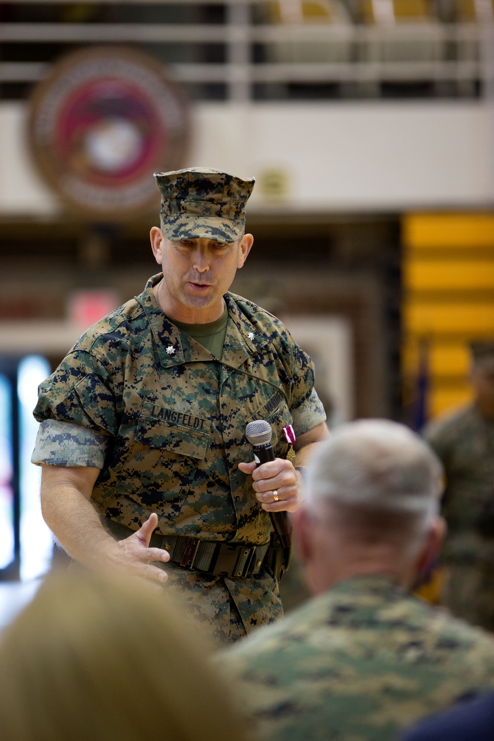 2nd Tank Bn. Change of Command