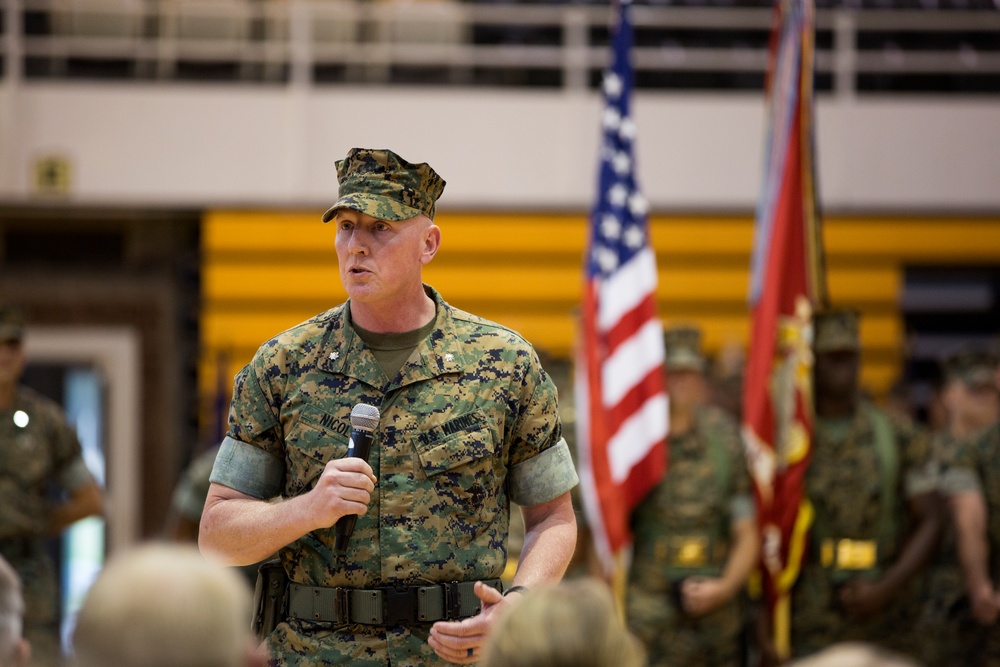 2nd Tank Bn. Change of Command