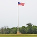 American Flag and Fort McCoy