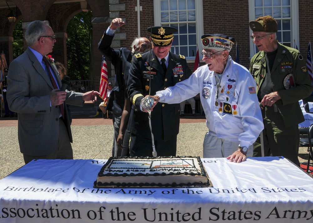 Army Reserve general celebrates Army birthday at nation’s birthplace