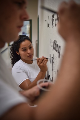Blue Angels Help Renovate Local School