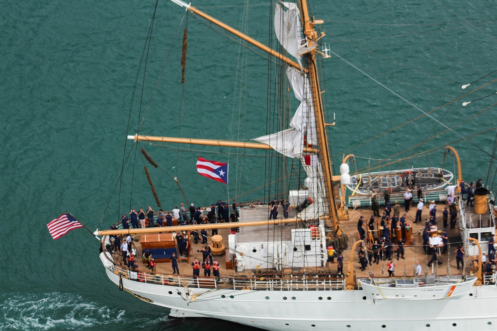 Coast Guard Cutter Eagle “America’s Tall Ship” visits Puerto Rico