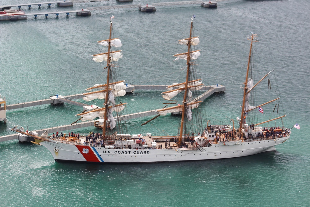 Coast Guard Cutter Eagle “America’s Tall Ship” visits Puerto Rico