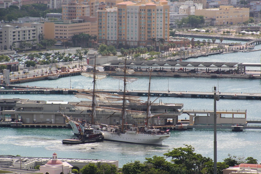 Coast Guard Cutter Eagle “America’s Tall Ship” visits Puerto Rico