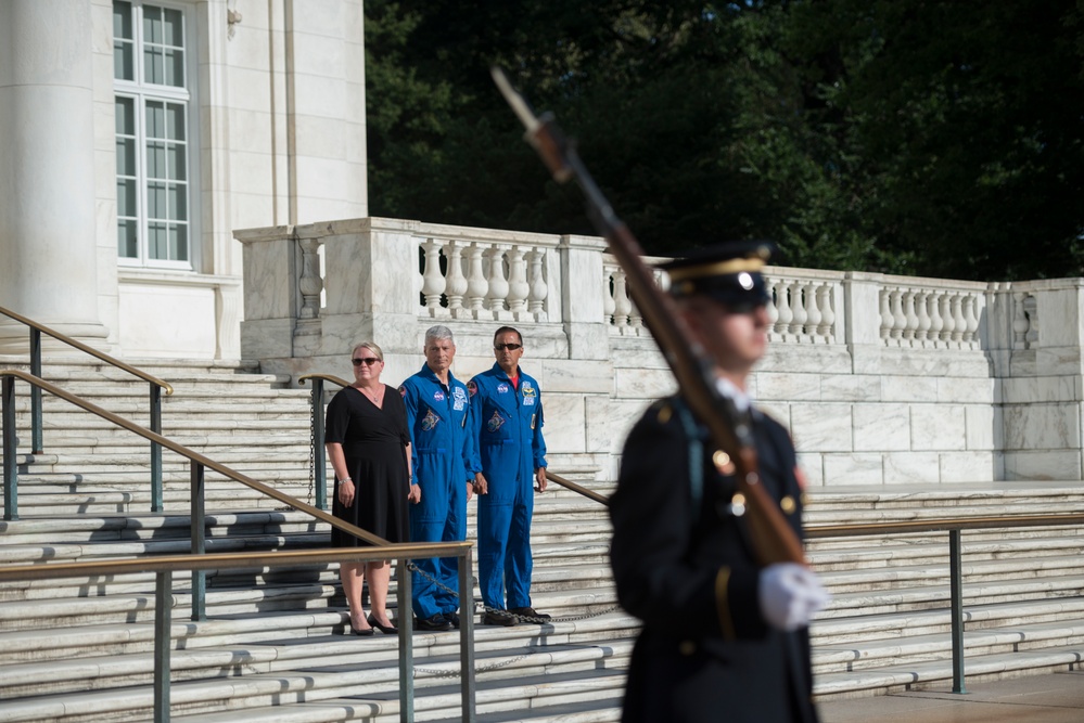 NASA Astronauts Joe Acaba and Mark Vande Hei Visit ANC