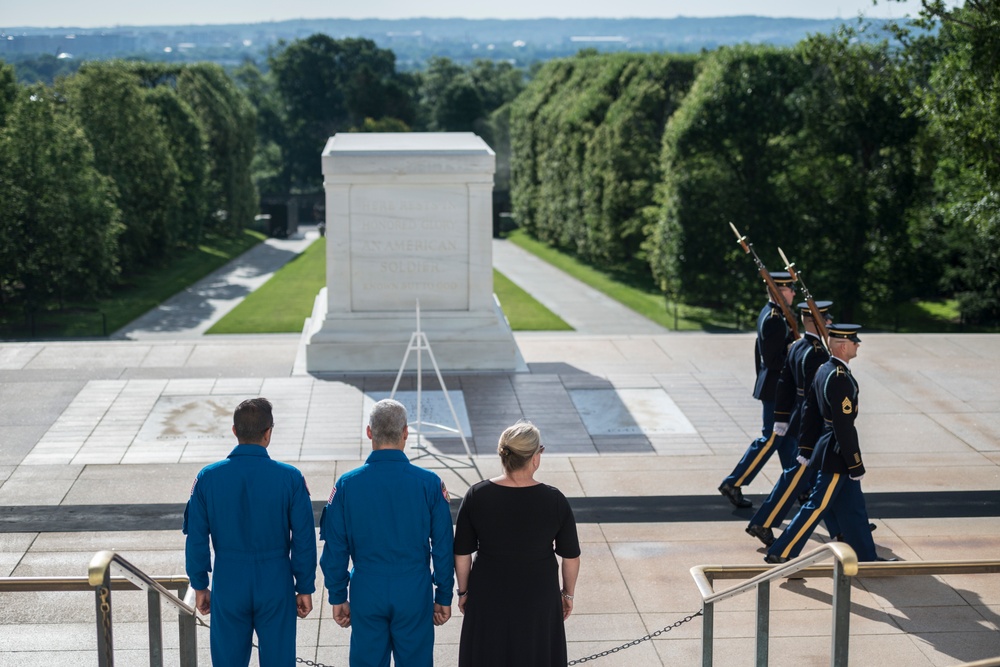 NASA Astronauts Joe Acaba and Mark Vande Hei Visit ANC
