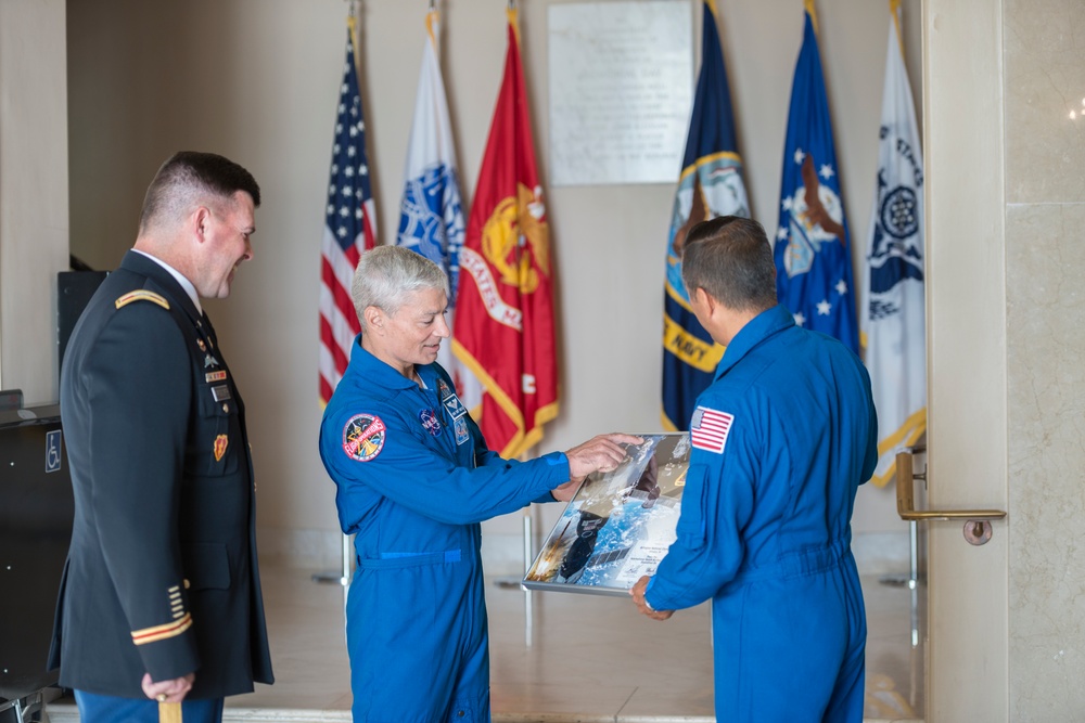 NASA Astronauts Joe Acaba and Mark Vande Hei Visit ANC