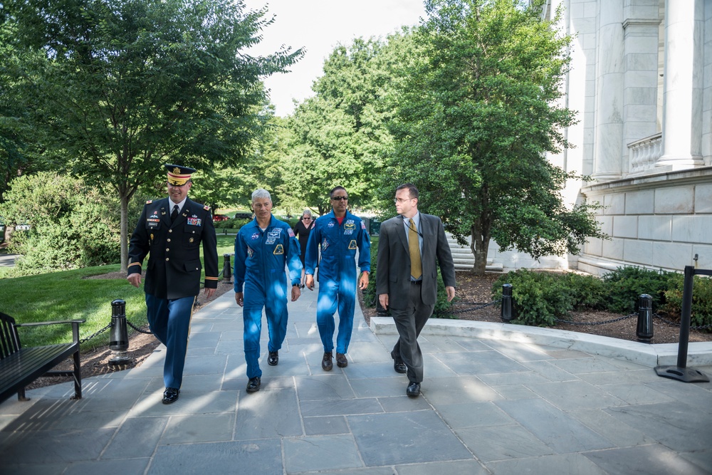 NASA Astronauts Joe Acaba and Mark Vande Hei Visit ANC