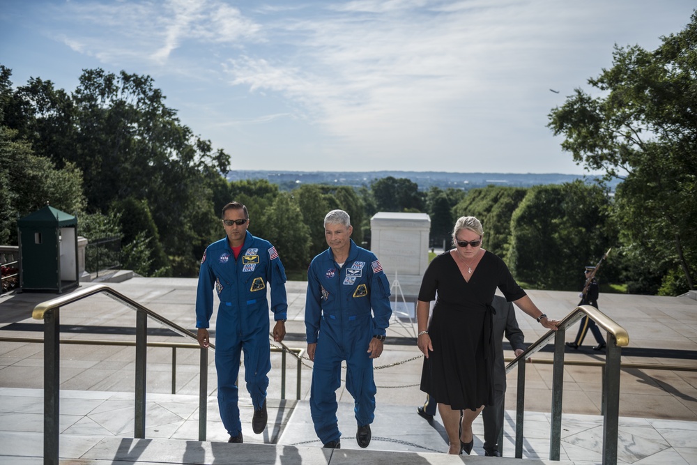 NASA Astronauts Joe Acaba and Mark Vande Hei Visit ANC